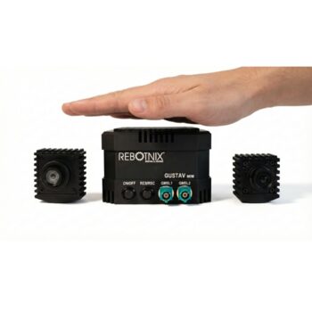 GUSTAV MINI 2x GMSL industrial edge AI computer with NVIDIA Jetson Orin NX - dimensions and specifications